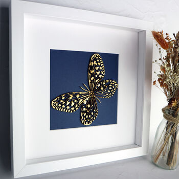 Woodcut Framed Butterfly, 2 of 4