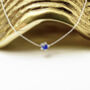 Light Blue Star Sodalite Silver Or Gold Necklace, thumbnail 1 of 5