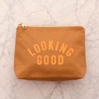 ‘Looking Good’ Men's Canvas Wash Bag, 5 of 12