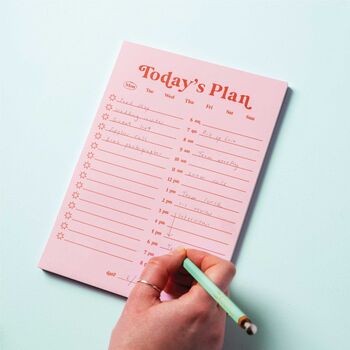 Daily Planner Pad A5 | Pink And Red, 2 of 5