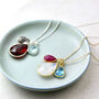 Mother And Children Semi Precious Birthstone Necklace, thumbnail 4 of 12