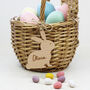 Personalised Easter Wooden Gift Tag Decoration, thumbnail 5 of 5