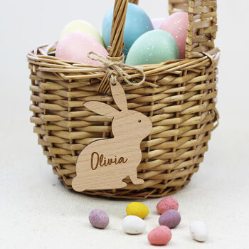 Personalised Easter Wooden Gift Tag Decoration, 5 of 5