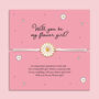 Flower Girl Proposal Bracelet, thumbnail 1 of 7