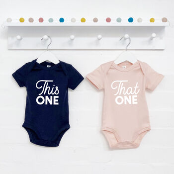 Twins This One And That One Babygrow Set, 2 of 5