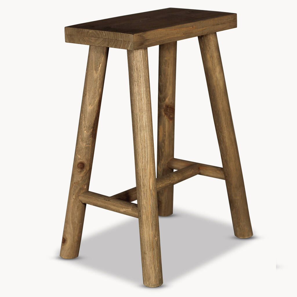 Fairfield Small Wood Stool By One.World