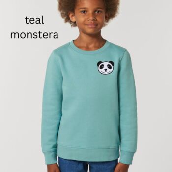 Childrens Organic Cotton Panda Sweatshirt, 6 of 12