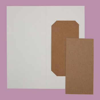 Reusable Handmade Greetings Cards Tall Blank Inside Or Optional Handwritten Message, 3 of 8