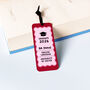 Personalised University Graduation Bookmark, thumbnail 5 of 6