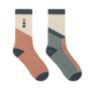 Geometric Illustration Mid Calf Length Socks, thumbnail 1 of 3