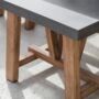 Chilson Dining Table And Bench Set Various Sizes, thumbnail 3 of 4