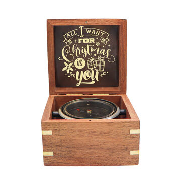 Personalised Heritage Gimbal Compass Christmas Gift, 7 of 8