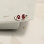 Garnet And Sterling Silver Oval Stud Earrings, thumbnail 2 of 7