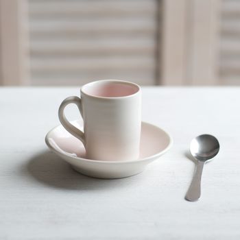 Handmade Espresso Cup / Saucer, 2 of 11