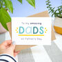 Amazing Dads Father's Day Card, thumbnail 1 of 7