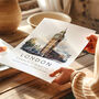 London Travel Print With Map Coordinates, thumbnail 6 of 7