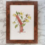 Y Is For Ylang Ylang Letter Print, Personalised, thumbnail 7 of 9