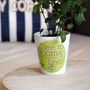 'Time To Bloom' Personalised Retirement Flower Pot Gift, thumbnail 3 of 5