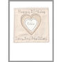 Personalised Heart Birthday Or Mother’s Day Card For Nanny, Nana, Gran, thumbnail 7 of 12