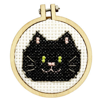 All You Need Is A Cat Mini Matchbox Cross Stitch Kit, 5 of 12
