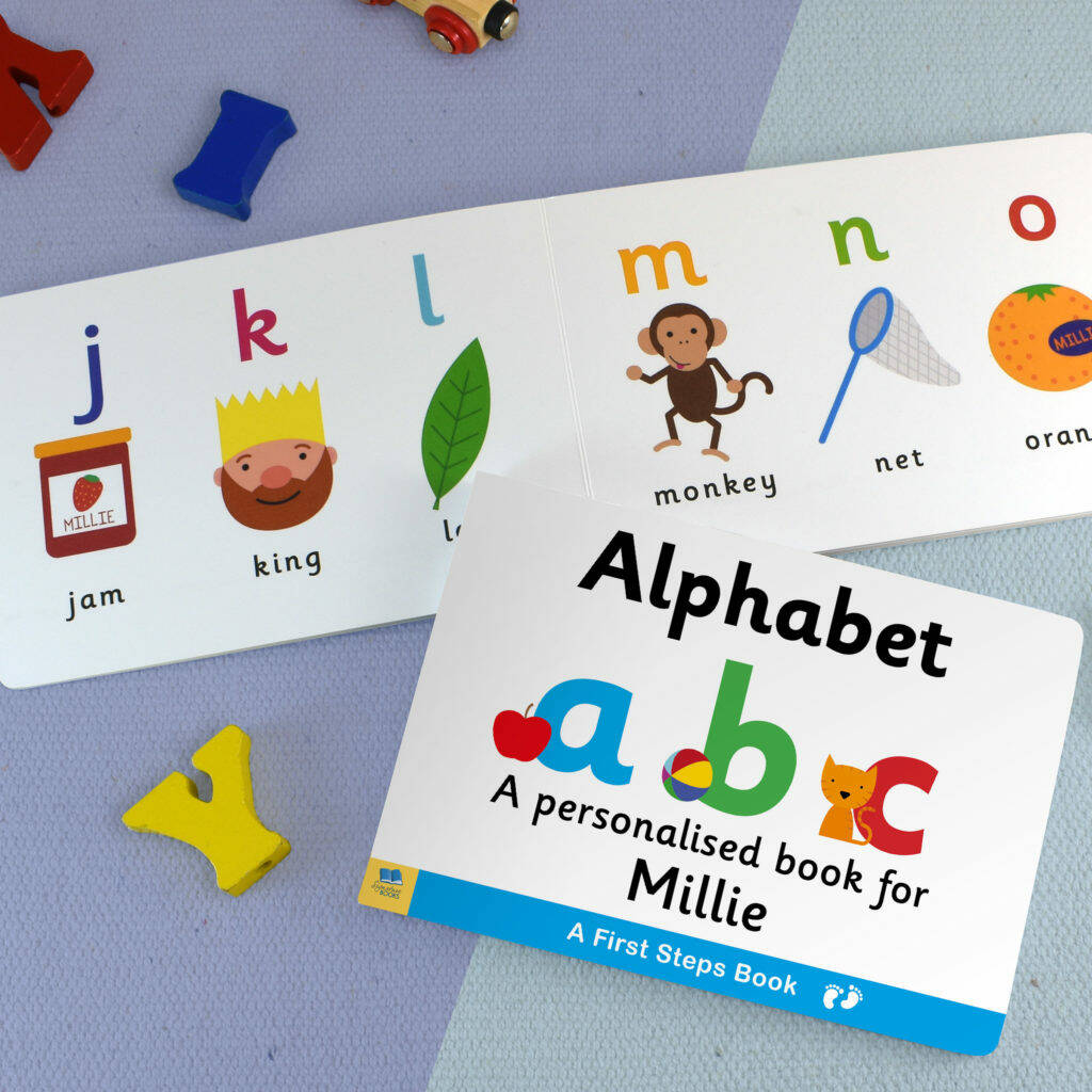 First Steps Alphabet Personalised Board Book, 1 of 6