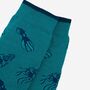 Men's Squid And Octopus Bamboo Socks, thumbnail 4 of 4