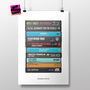 Personalised Top 10 Albums Print, Favourite Music Gift, thumbnail 1 of 10