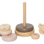 Personalised Wooden Natural Teddy Stacking Toy, thumbnail 5 of 5
