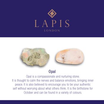 Opal Hoop Earrings, 6 of 7