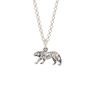 Tiger Charm Necklace, Sterling Silver Or Gold Plated, thumbnail 8 of 10