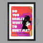 Do You Really Want To Hurt Me Music Poster Print, thumbnail 2 of 5