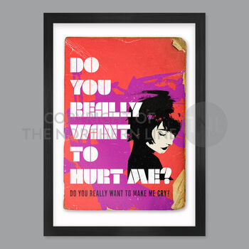 Do You Really Want To Hurt Me Music Poster Print, 2 of 5