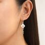 Sterling Silver Apatite Drop Earrings, thumbnail 1 of 6