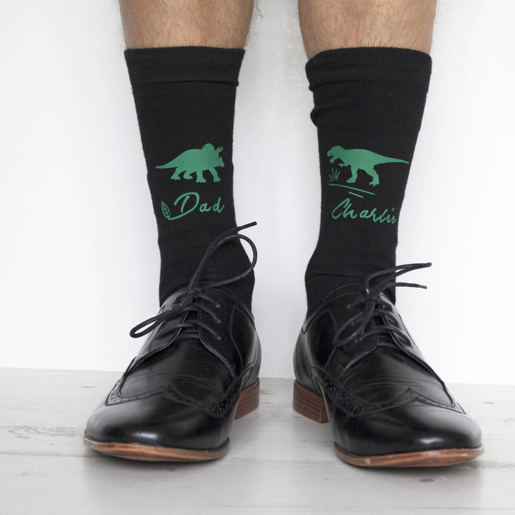 Personalised Dinosaur Socks, 1 of 3