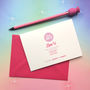 Love U Valentines Day Lettering Greeting Card, thumbnail 3 of 3
