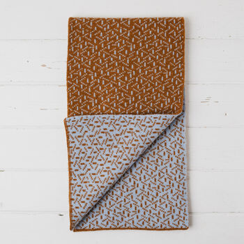 Scatter Lambswool Reversible Scarf, 6 of 12