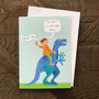 Father's Day Dinosaur Card, thumbnail 4 of 4