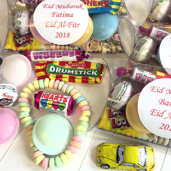 Ramadan And Eid Mubarak Personalised Sweet Packs, 5 of 8