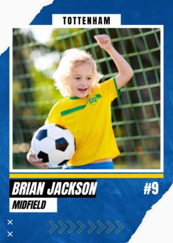 Personalised Soccer Trading Cards Giant Marshmallow Gift, 6 of 12