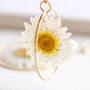 Eternal Daisy Real Flower Hand Pressed Earrings, thumbnail 6 of 10