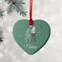 Personalised Heart Christmas Tree Decoration, thumbnail 10 of 12