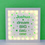 Personalised Dream Big Little One Night Light Box Light, thumbnail 12 of 12
