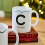 Personalised Christmas Initial Mug, thumbnail 3 of 3