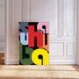 Bauhaus Colourful Art Print, thumbnail 1 of 4