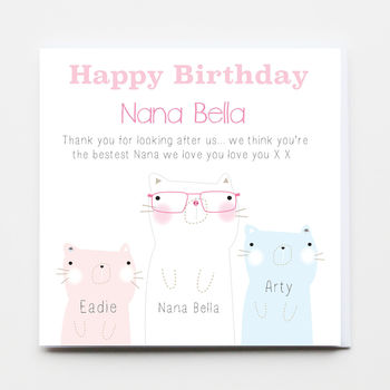 Happy Birthday Nanny Greeting Card, 2 of 6