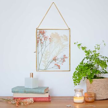 Glass And Metal Hanging Photo Frame, 2 of 6