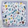 Butterfly Bamboo Organic Cotton Muslin Baby Comforter, thumbnail 3 of 4