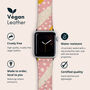 Abstract Dots Vegan Leather Apple Watch Band, thumbnail 2 of 6