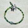 Gemstone Green Heart Chakra Bracelet, thumbnail 1 of 3