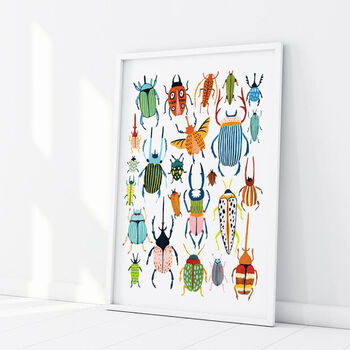 Beetle Art Print, 3 of 5